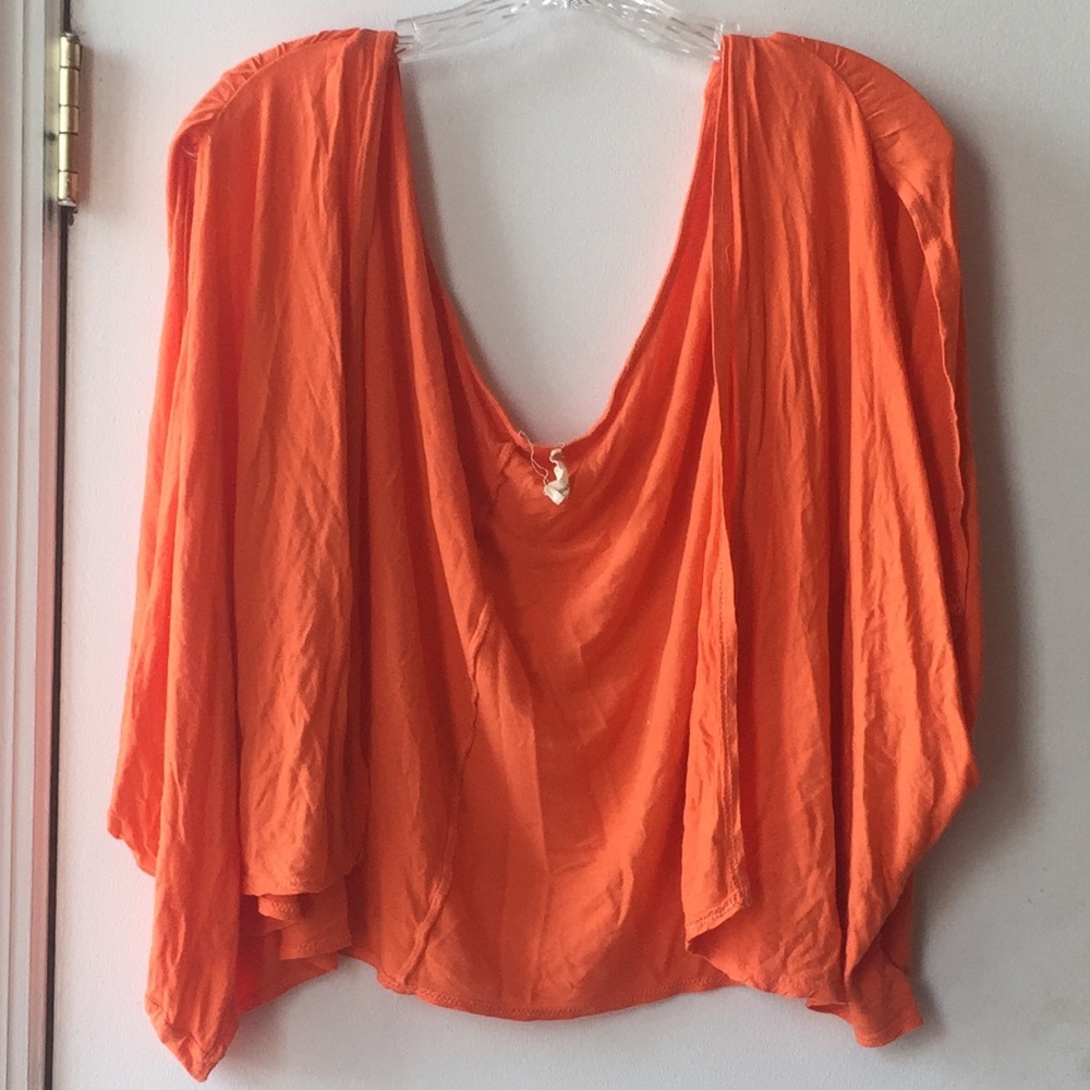 Urban outfitters Bright orange top/cover up